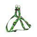 Шлея ТМ HiDOG "Abstraction green", размер XS (обхват грудной клетки 26-40см, ширина-10мм) 1045 фото 2