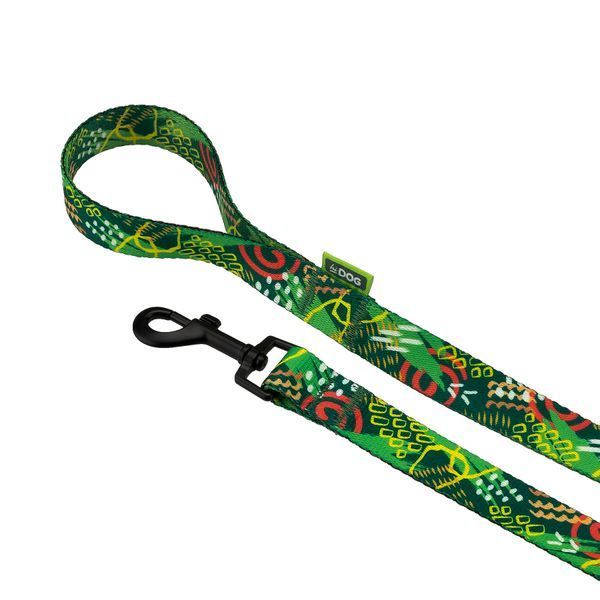Повідець ТМ HiDOG "Abstraction green", розмір XS (ширина 10мм, довжина 152см) 1045 фото