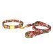 Поводок ТМ HiDOG "Christmas Red" с золотым карабином, размер XS (ширина 10мм, длина 152см) 1048 фото 2