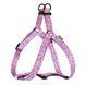 Шлея ТМ HiDOG "Flowers pink", размер XS (обхват грудной клетки 26-40см, ширина-10мм) 1020 фото 1