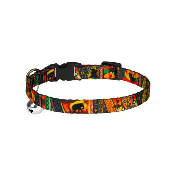 Нашийник для кота ТМ HiDOG "Africa" розмір XS (ширина 10мм, обхват шиї 18-28см) 1037 фото