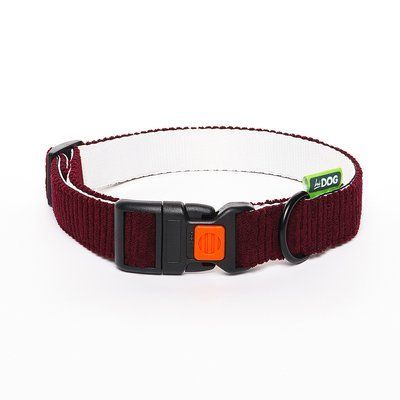 Ошейник для собаки ТМ HiDOG "VELVET" бордо S - ширина 16мм (25-33см) 1051 фото