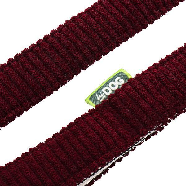 Поводок ТМ HiDOG "VELVET" бордо, размер S (ширина 16мм, длина 152см) 1051 фото