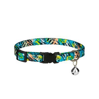 Нашийник для кота ТМ HiDOG "Abstraction blue" розмір XS (ширина 10мм, обхват шиї 18-28см) 1046 фото