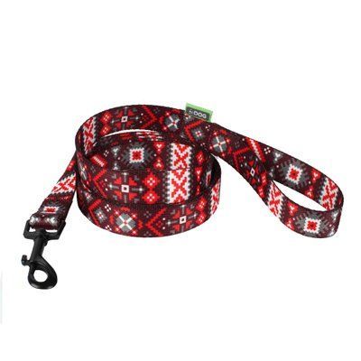 Поводок ТМ HiDOG "Вышиванка", размер XS (ширина 10мм, длина 152см) 1034 фото
