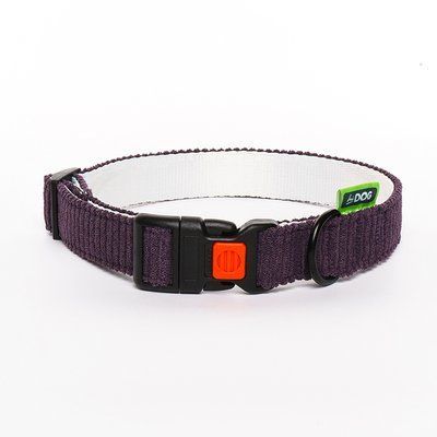 Ошейник для собаки ТМ HiDOG "VELVET" слива S - ширина 16мм (25-33см) 1050 фото