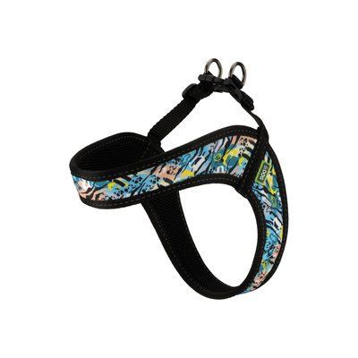 Шлея ТМ HiDOG COMFORT "Abstraction blue", розмір XXS (обхват грудної клітини 28-34см) 1046 фото