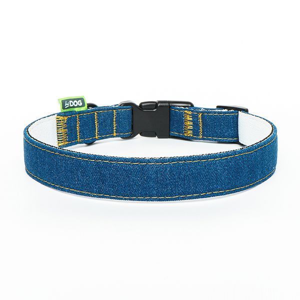 Ошейник для собаки ТМ HiDOG "JEANS" S - ширина 16мм (25-33см) 1054 фото